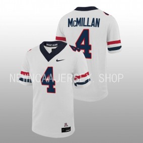 Tetairoa McMillan Arizona Wildcats Untouchable Game 2022-23 White Football #4 Jersey