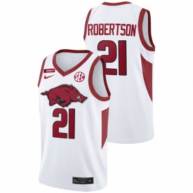 Alvin Robertson Arkansas Razorbacks White Equality 2021 March Madness Jersey