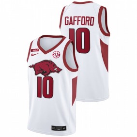 Bobby Portis Arkansas Razorbacks White Equality 2021 March Madness Jersey