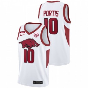 Daniel Gafford Arkansas Razorbacks White Equality 2021 March Madness Jersey