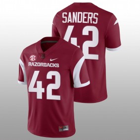 Drew Sanders Arkansas Razorbacks College Football 2022-23 Cardinal Men Jersey Game