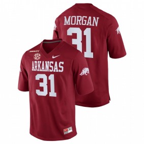 Grant Morgan Arkansas Razorbacks 2021-22 Cardinal College Football Equality Jersey