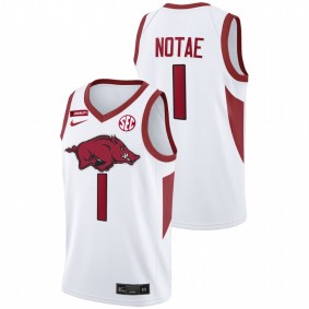 JD Notae Arkansas Razorbacks White Equality 2021 March Madness Jersey