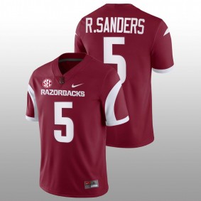 Raheim Sanders Arkansas Razorbacks College Football 2022-23 Cardinal Men Jersey Game