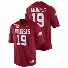 Tyson Morris Arkansas Razorbacks 2021-22 Cardinal College Football Equality Jersey