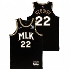 Cam Reddish Atlanta Hawks 2020-21 Black Authentic MLK City Edition Jersey