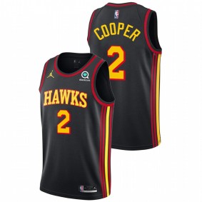 Sharife Cooper Atlanta Hawks Black Statement Edition 2021 NBA Draft Jersey