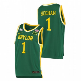 Baylor Bears Jeremy Sochan 2021-22 Green College Basketball Replica Men Jersey