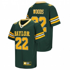 JT Woods Baylor Bears 2021-22 Green College Football Classic Jersey