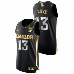 Baylor Bears Langston Love 2021-22 Black Golden Edition Authentic Basketball Men Jersey