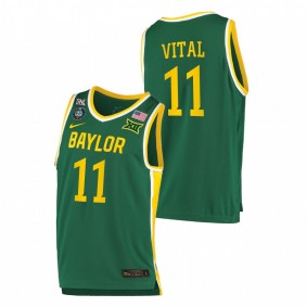 Mark Vital Baylor Bears Green 2021 NCAA National Champion Jersey