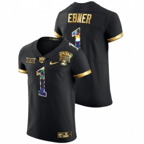 Trestan Ebner #1 Black Baylor Bears Golden Diamond Edition 2022 Sugar Bowl Jersey