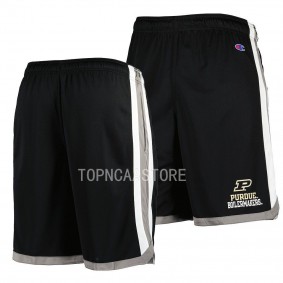 Men Black College Basketball Purdue Boilermakers Shorts