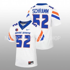 DJ Schramm Boise State Broncos Untouchable Football White #52 Jersey