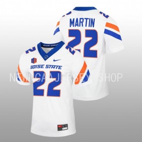 Doug Martin Boise State Broncos Untouchable Football White #22 Jersey