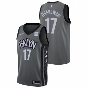 Marcus Zegarowski Brooklyn Nets Gray Statement Edition 2021 NBA Draft Jersey