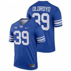 Jake Oldroyd BYU Cougars 2021-22 Royal College Football Big 12 Jersey