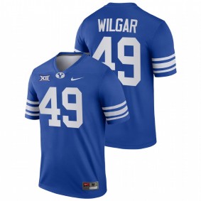 Payton Wilgar BYU Cougars 2021-22 Royal College Football Big 12 Jersey