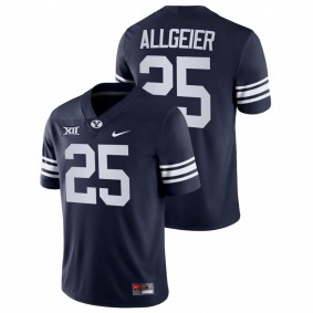 Tyler Allgeier BYU Cougars 2021-22 Navy College Football Big 12 Jersey