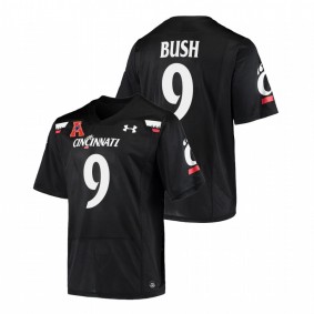 Men Cincinnati Bearcats Arquon Bush #9 Black Alumni College Football Jersey