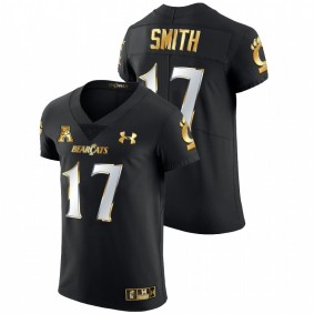 Cole Smith Cincinnati Bearcats 2021-22 Black Golden Edition Elite Football #17 Jersey