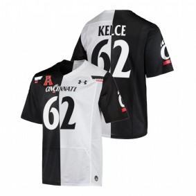 Jason Kelce Cincinnati Bearcats Black White Split Edition Alumni Replica #62 Jersey