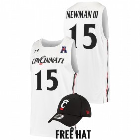 Cincinnati Bearcats John Newman III 2022 White College Basketball Home Men Jersey