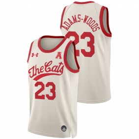 Mika Adams-Woods #23 White Cincinnati Bearcats 2022 The Cats Throwback 70s Jersey