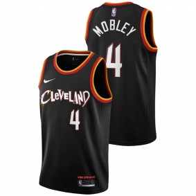 Evan Mobley Cleveland Cavaliers Black City Edition 2021 NBA Draft Jersey