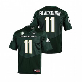 Henry Blackburn Colorado State Rams College Football 2022 Green #11 Jersey