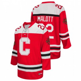 Men Cornell Big Red Jeff Malott #22 Red College Hockey Jersey