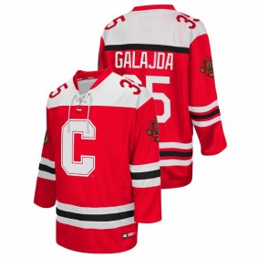 Men Cornell Big Red Matthew Galajda #35 Red College Hockey Jersey