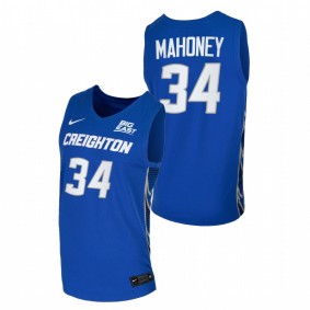 Denzel Mahoney Creighton Bluejays 2021 Blue Replica College Basketball Jersey