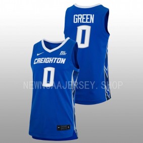 Jasen Green #0 Blue Creighton Bluejays 2022-23 Replica College Basketball Jersey