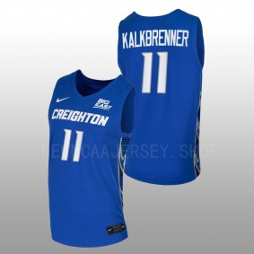 Creighton Bluejays Ryan Kalkbrenner 2022-23 Royal College Basketball Replica Men Jersey