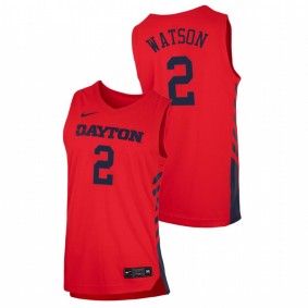 Ibi Watson Dayton Flyers 2020-21 Red Replica College Basketball Jersey