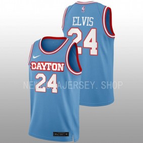 Kobe Elvis #24 Chapel Blue Dayton Flyers 2022-23 Swingman College Basketball Jersey