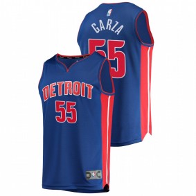 Luka Garza Detroit Pistons Blue Replica 2021 NBA Draft Jersey