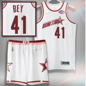 Saddiq Bey #41 White Detroit Pistons Team Isiah 2022 NBA Rising Stars Jersey