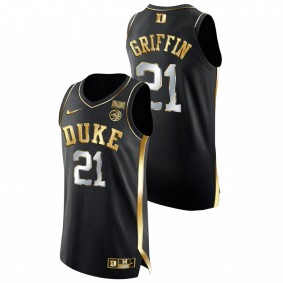 Duke Blue Devils AJ Griffin 2021-22 Black Golden Edition Authentic Basketball Men Jersey