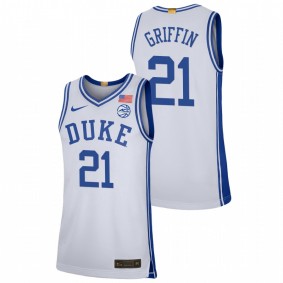 Duke Blue Devils AJ Griffin 2021-22 White College Basketball Limited Men Jersey