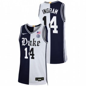 Duke Blue Devils Brandon Ingram Black White Cameron Brotherhood Limited Split Edition Men Jersey