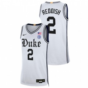 Cam Reddish #2 White Duke Blue Devils Cameron Brotherhood 2021-22 Alumni Limited Jersey