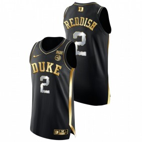 Duke Blue Devils Cam Reddish Black Golden Edition NBA Alumni Men Jersey