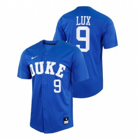 Duke Blue Devils #9 Damon Lux College Baseball Royal Jersey Replica Men