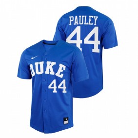 Duke Blue Devils #44 Graham Pauley College Baseball Royal Jersey Replica Men