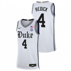 JJ Redick #4 White Duke Blue Devils 2021-22 Alumni Limited The Brotherhood Jersey