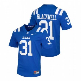 Josh Blackwell Duke Blue Devils College Football Blue #31 Jersey