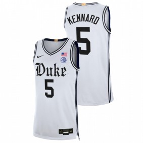 Luke Kennard #5 White Duke Blue Devils 2021-22 Alumni Limited The Brotherhood Jersey