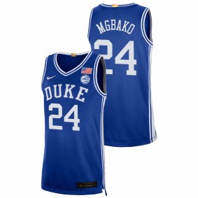 Duke Blue Devils Mackenzie Mgbako Royal 2023 Classc 5-Star College Basketball Men Jersey